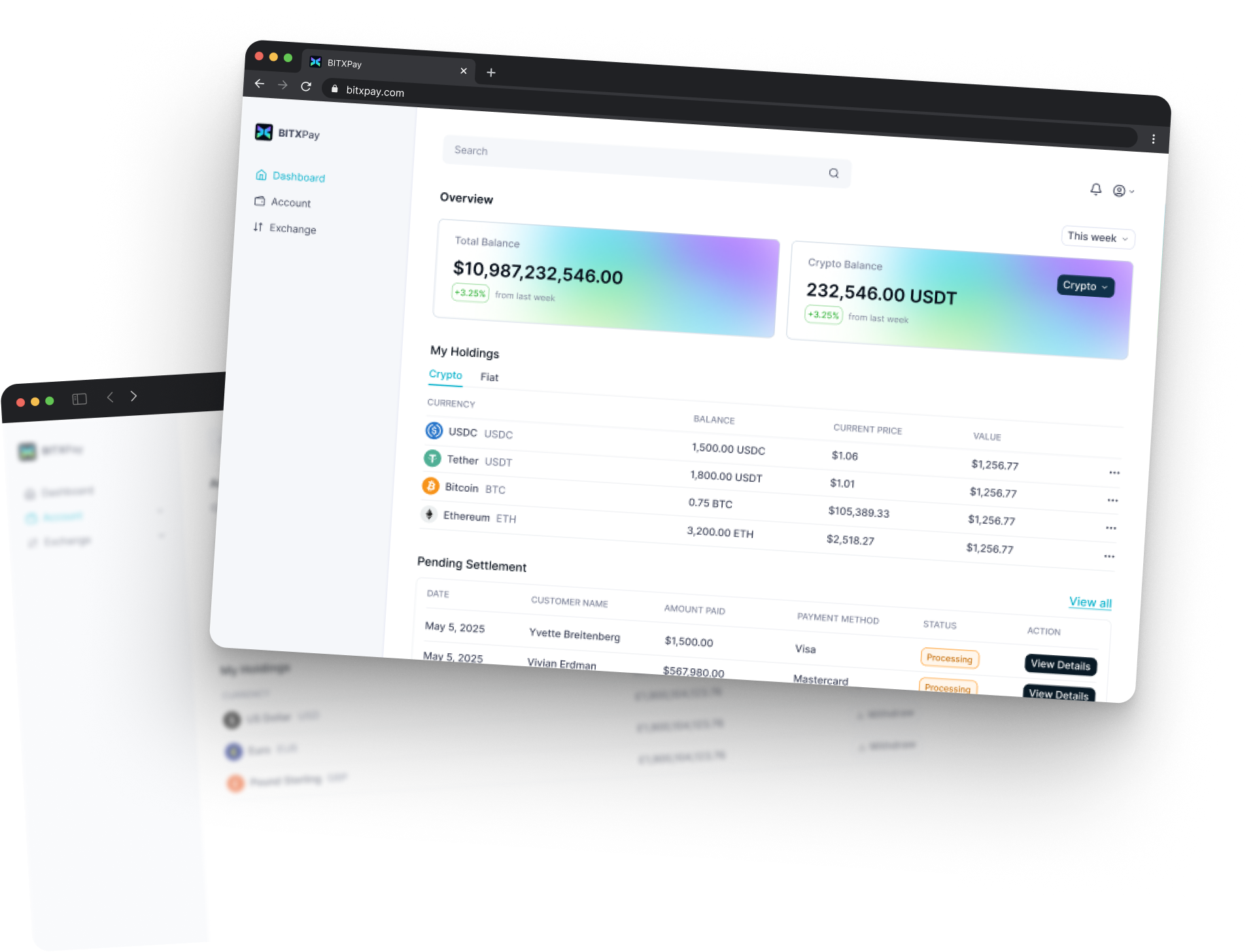 BITXPay Dashboard